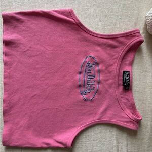 Von Dutch Pink Tank Top